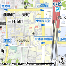 石川県小松市土居原町253-1周辺の地図