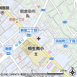 群馬銀行桐生南支店周辺の地図