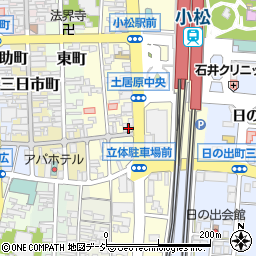 石川県小松市土居原町207-1周辺の地図