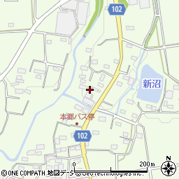 群馬県前橋市粕川町深津21周辺の地図