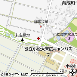 石川県小松市下牧町辛周辺の地図