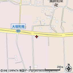 栃木県栃木市大塚町43周辺の地図