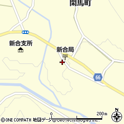 栃木県佐野市閑馬町341-1周辺の地図