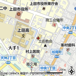 上田高等学校同窓会周辺の地図