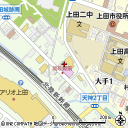愛昇殿　上田周辺の地図