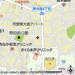 ヤクルト水戸ヤクルト　勝田中央センター周辺の地図