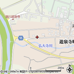 石川県小松市遊泉寺町カ周辺の地図