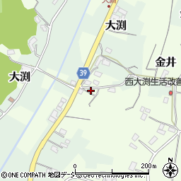 茨城県笠間市大渕1534周辺の地図