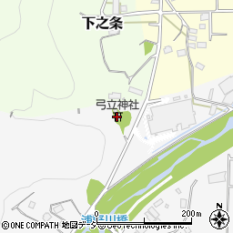弓立神社周辺の地図
