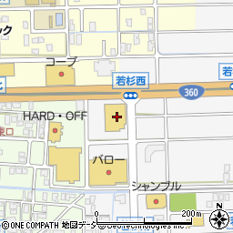 中部薬品　/　V・drug　小松東薬局周辺の地図