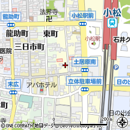 石川県小松市土居原町260周辺の地図