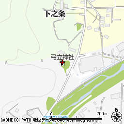 弓立神社周辺の地図