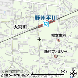 栃木県栃木市大宮町2549-7周辺の地図