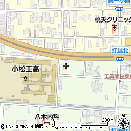 石川県小松市打越町甲周辺の地図