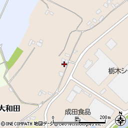 栃木県真岡市大和田124-2周辺の地図