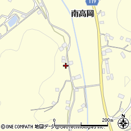 栃木県真岡市南高岡165周辺の地図