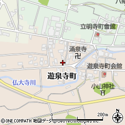 石川県小松市遊泉寺町ホ56-1周辺の地図
