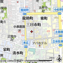 ジョブカフェ石川加賀サテライト周辺の地図