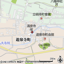 石川県小松市遊泉寺町ホ周辺の地図