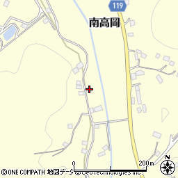 栃木県真岡市南高岡170周辺の地図