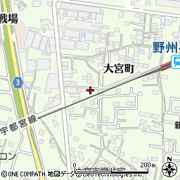 栃木県栃木市大宮町2314周辺の地図