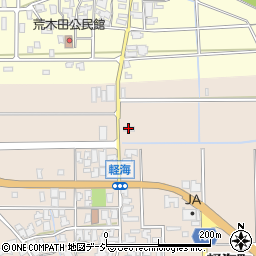石川県小松市軽海町ム周辺の地図