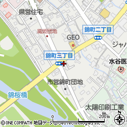 カットハウス桐生錦町店周辺の地図