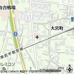 栃木県栃木市大宮町2474周辺の地図