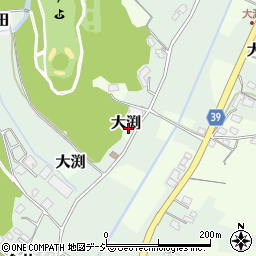 茨城県笠間市大渕423周辺の地図