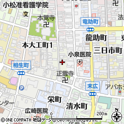 石川県小松市本鍛冶町周辺の地図