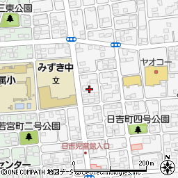 群馬県前橋市日吉町3丁目16周辺の地図