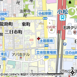 石川県小松市土居原町266周辺の地図