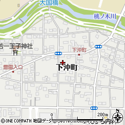 群馬県前橋市下沖町252周辺の地図