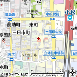 石川県小松市土居原町312周辺の地図