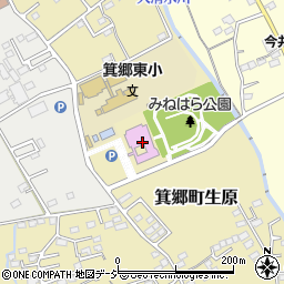 高崎市箕郷文化会館周辺の地図