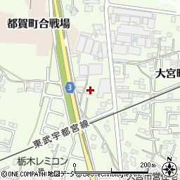栃木県栃木市大宮町2487周辺の地図
