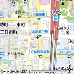 石川県小松市土居原町200-4周辺の地図