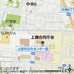染谷交番周辺の地図