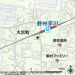 栃木県栃木市大宮町2550-7周辺の地図