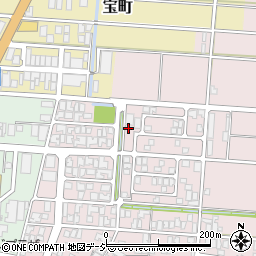 石川県小松市沖町チ周辺の地図