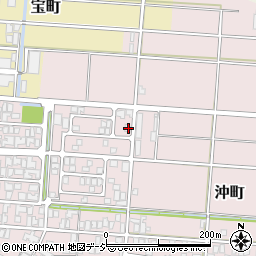 石川県小松市沖町チ41周辺の地図