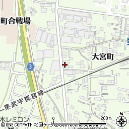 栃木県栃木市大宮町2494周辺の地図