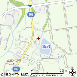 群馬県前橋市粕川町深津16周辺の地図