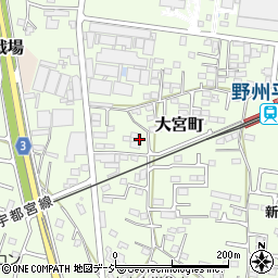 栃木県栃木市大宮町2508周辺の地図