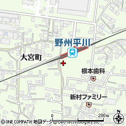 栃木県栃木市大宮町2556周辺の地図