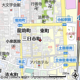 石川県小松市東町50周辺の地図
