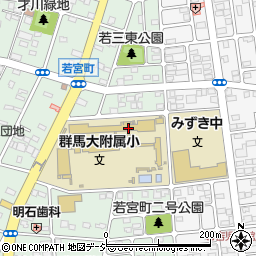 群馬大学教育学部附属特別支援学校周辺の地図