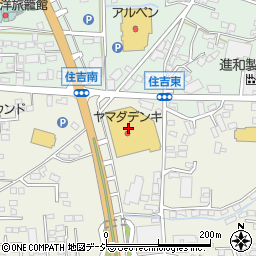 ヤマダ電機　テックランドＮｅｗ上田本店周辺の地図