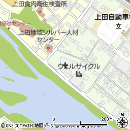 上田市役所　生活環境部廃棄物対策課エコ・ハウス周辺の地図