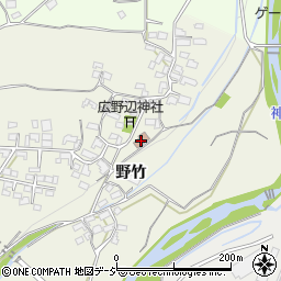 野竹公民館周辺の地図